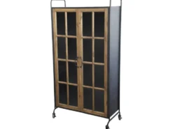 Chic Antique Schrank auf Rädern