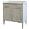 Chic Antique Schrank mit Rillen 2 Türen und 1 Schublade