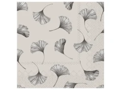 Chic Antique Serviette Gingko Blätter