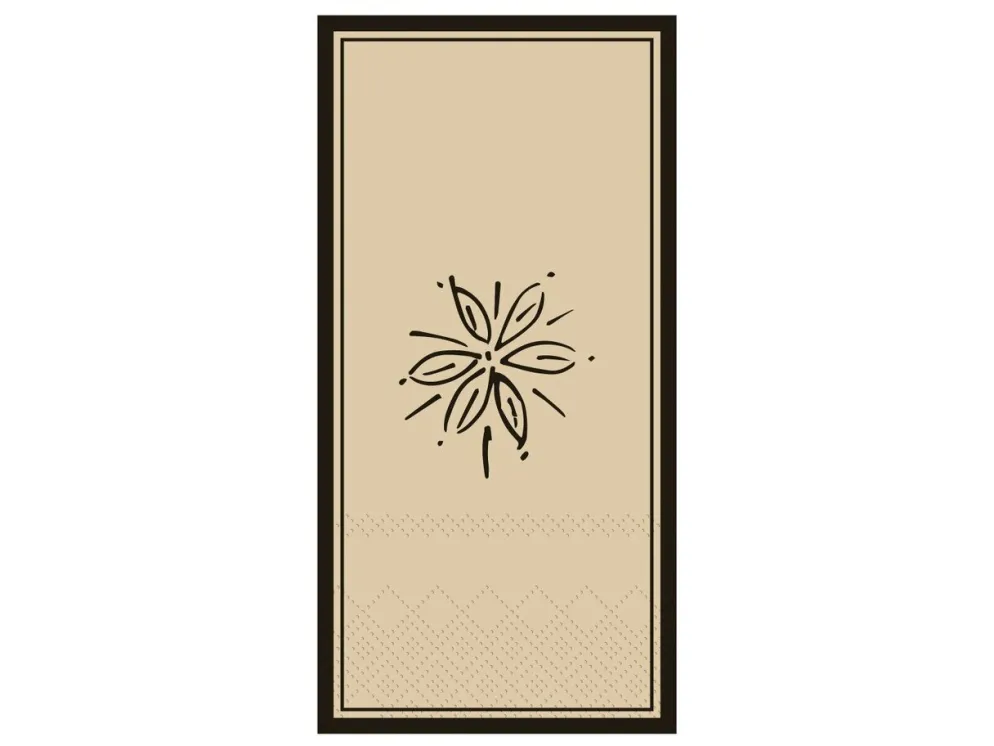 Chic Antique Serviette mit Blume