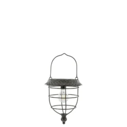 Chic Antique Solarlaterne zum Hängen – Vintage LED