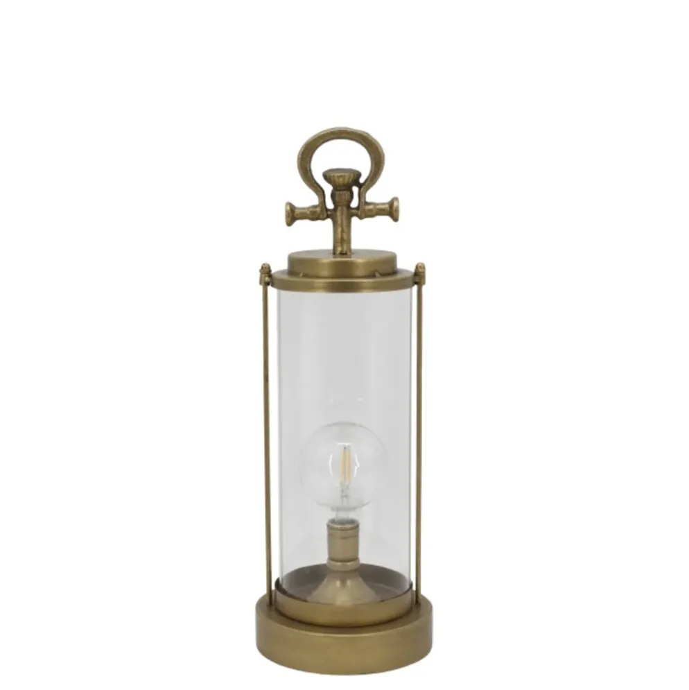 Chic Antique Stall Laterne mit LED und Timer