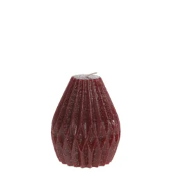Chic Antique Stumpenkerze Diamant mit Glitzer