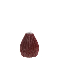 Chic Antique Stumpenkerze Diamant mit Glitzer