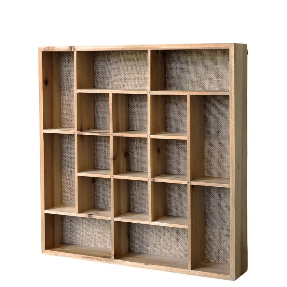 Chic Antique Tannenholz Regalbrett mit Fach