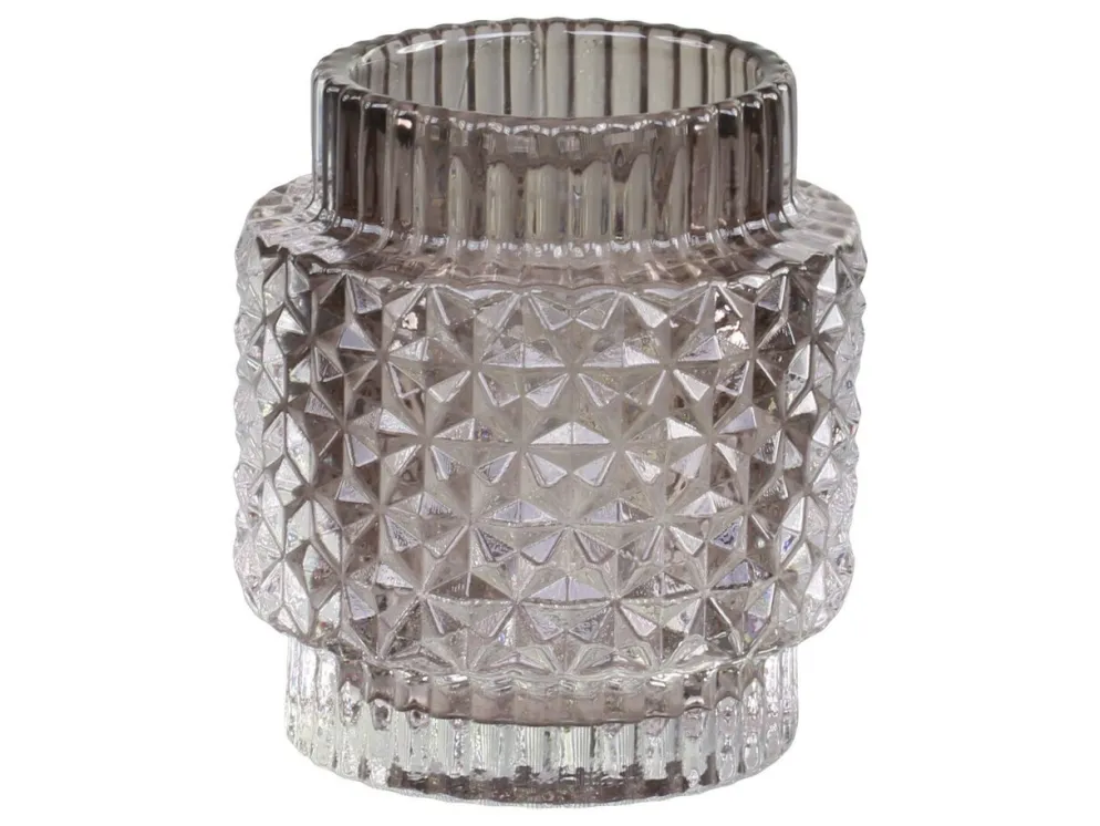 Chic Antique Teelichtglas mit Muster