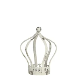 Chic Antique Teelichthalter Krone Eisen