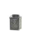 Chic Antique Teelichthalter Laterne mit Muster