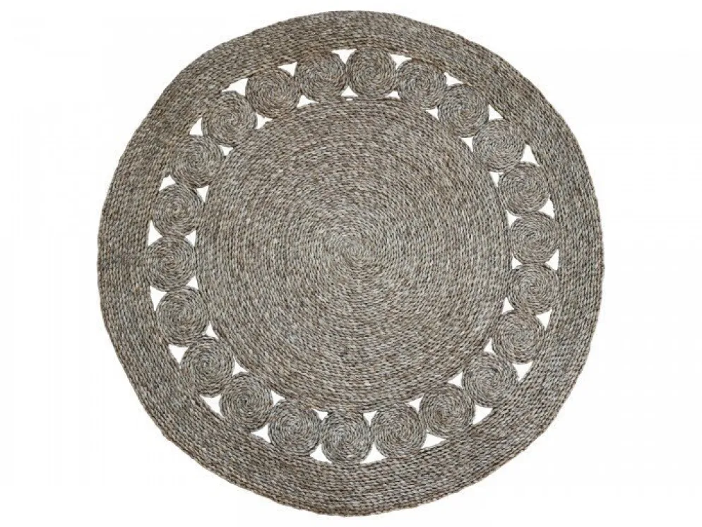 Chic Antique Teppich aus geflochtenem Seegras