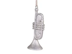 Chic Antique Trompeten Anhänger mit Glitzer