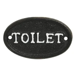 Chic Antique Türschild aus Eisen