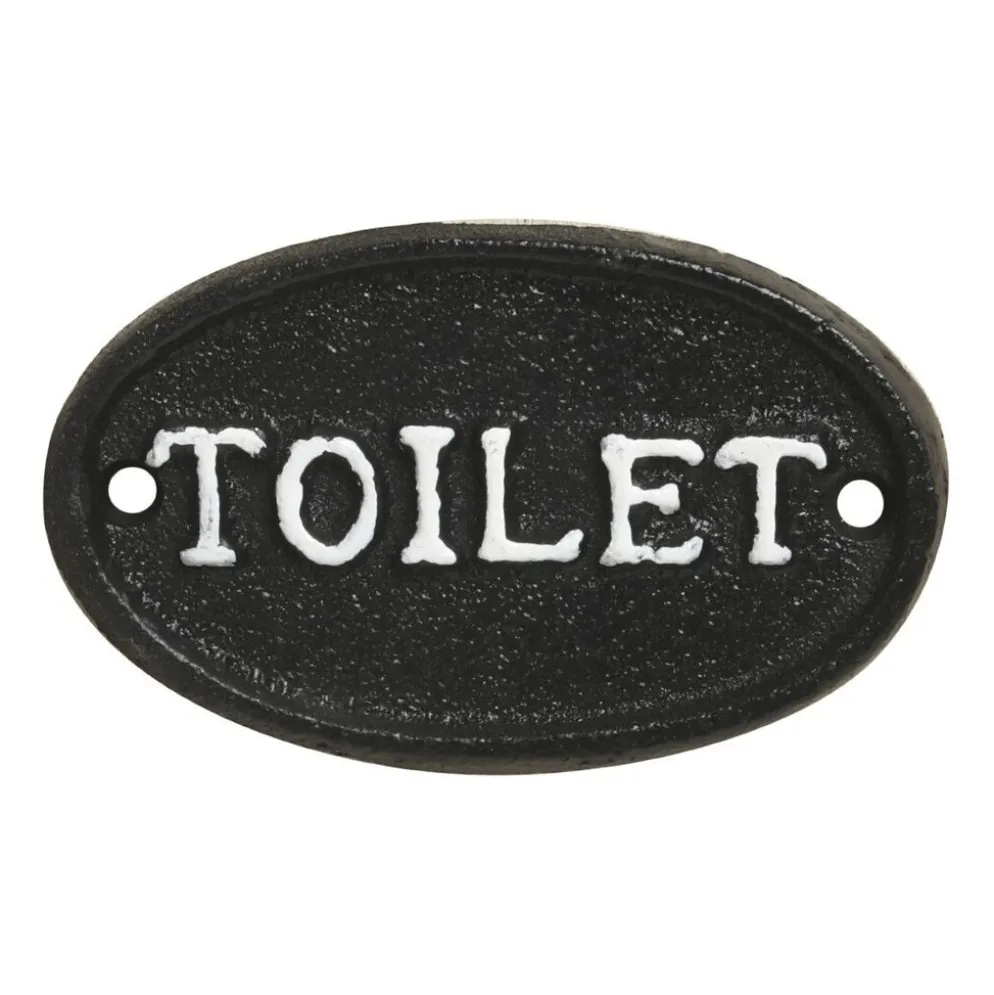 Chic Antique Türschild aus Eisen