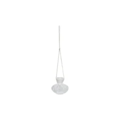 Chic Antique Vase aus Glas zum Aufhängen