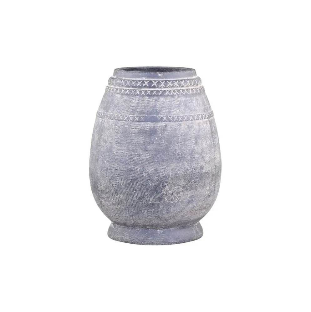 Chic Antique Vase Cholet mit Muster