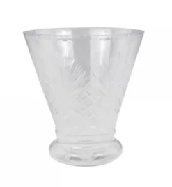 Chic Antique Vase mit feinem Schliff