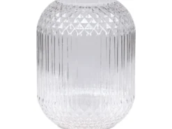 Chic Antique Vase mit kariertem Muster