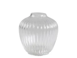 Chic Antique Vase mit Rillen