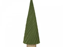 Chic Antique Velours Weihnachtsbaum auf Fuß