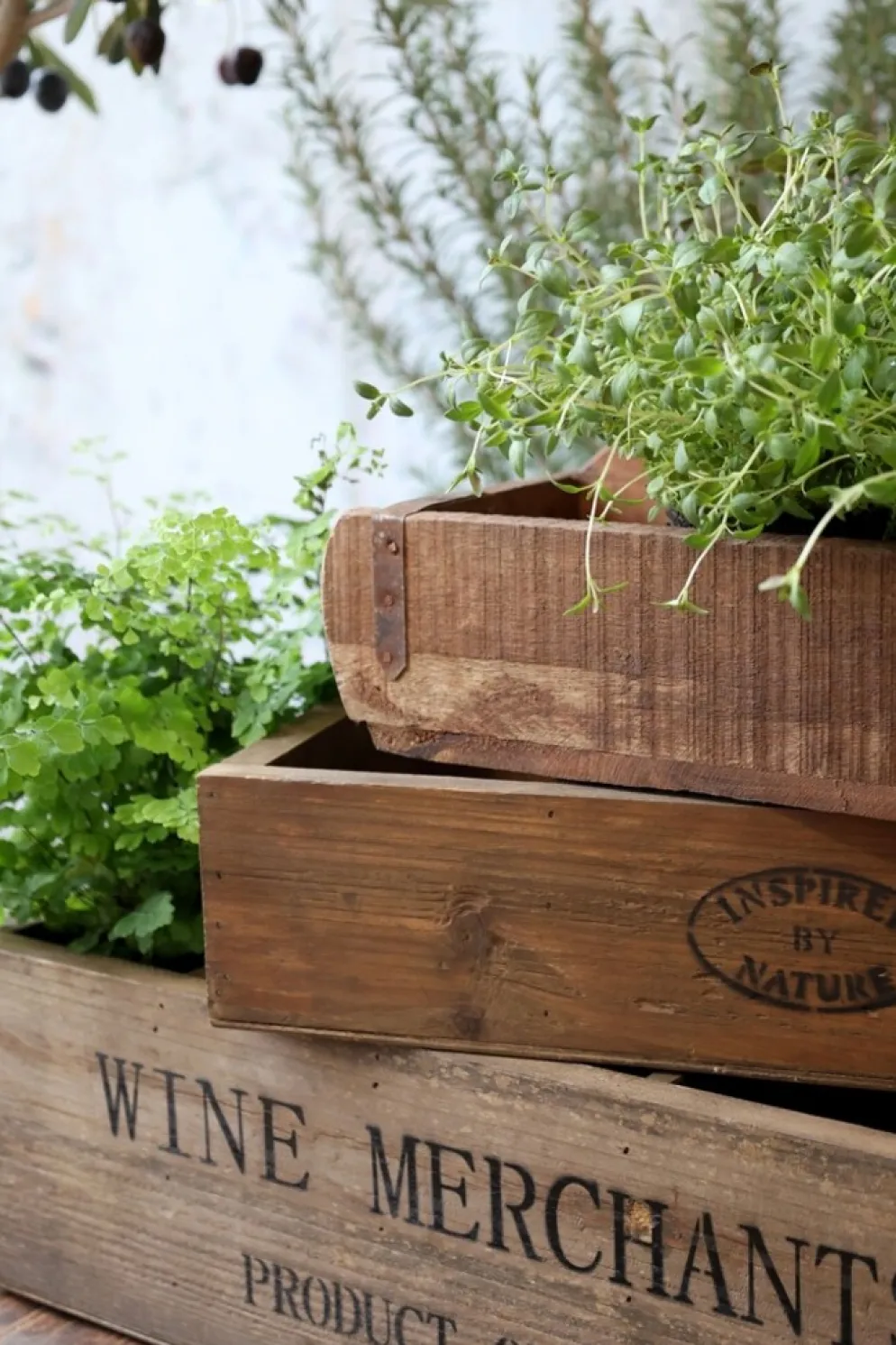 Chic Antique Vintage Holzkasten mit 10 Fächern – Landhausstil