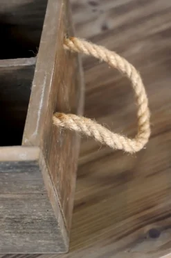 Chic Antique Vintage Holzkasten mit 10 Fächern – Landhausstil