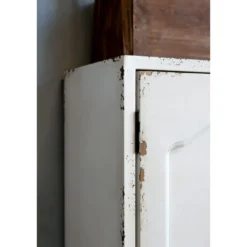 Chic Antique Vintage Schrank für Wand mit 1 Tür