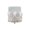 Chic Antique Vire Hurricane mit Golddekor