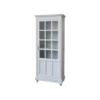 Chic Antique Vitrinenschrank mit Glaselement in der Tür