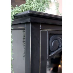 Chic Antique Vitrinenschrank mit Glastüren und Regalböden