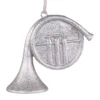 Chic Antique Waldhorn Anhänger mit Glitzer