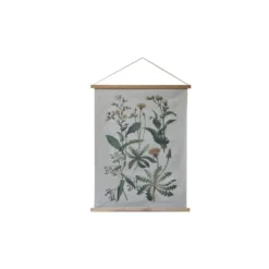 Chic Antique Wandbild aus Stoff mit Motivdruck