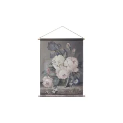 Chic Antique Wandbild aus Stoff mit Motivdruck