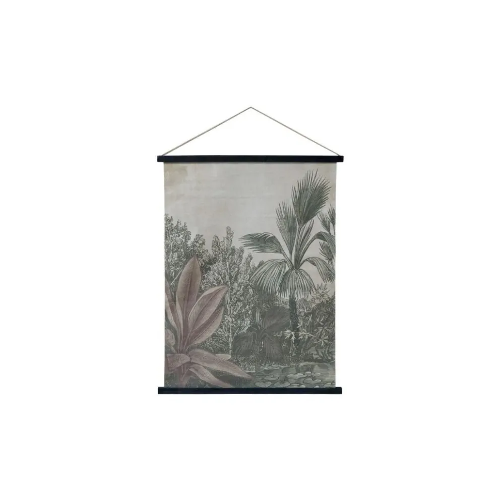 Chic Antique Wandbild aus Stoff mit Motivdruck