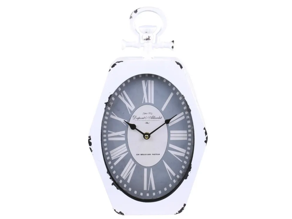 Chic Antique Wanduhr Sechseck