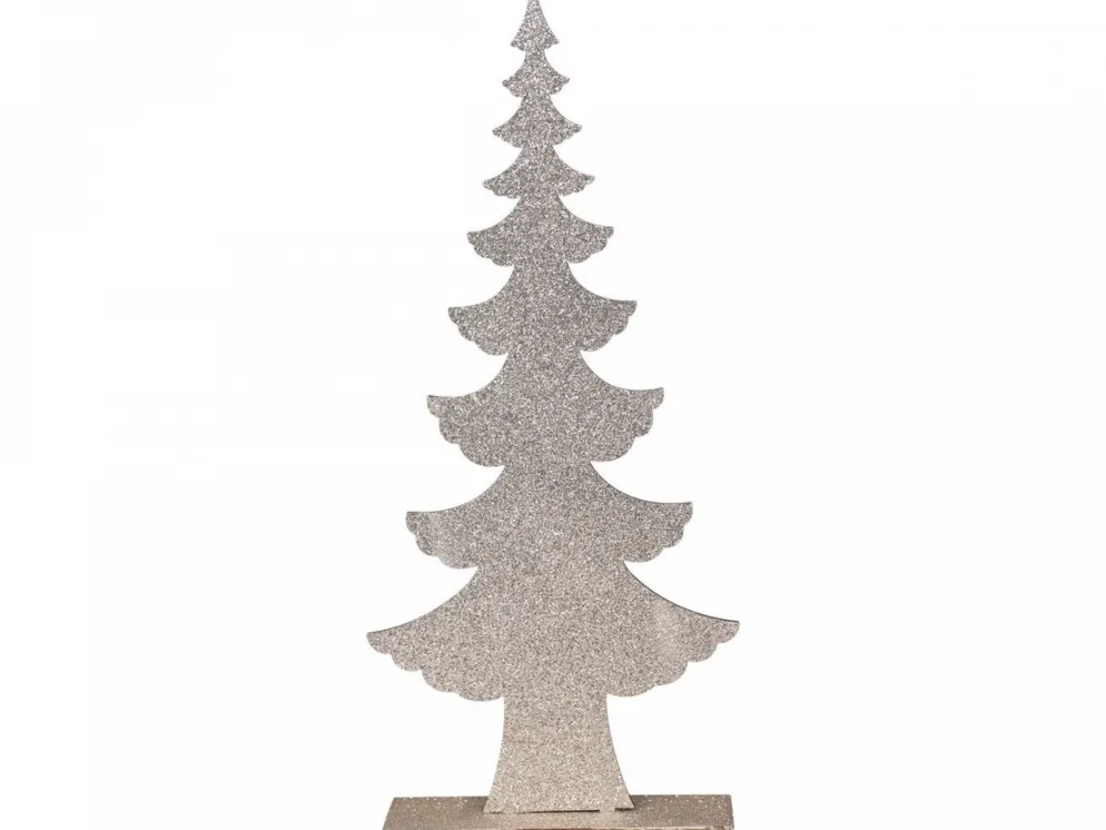 Chic Antique Weihnachtsbaum mit Glitzer
