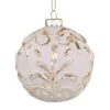 Chic Antique Weihnachtskugel mit Goldmuster Vrilles