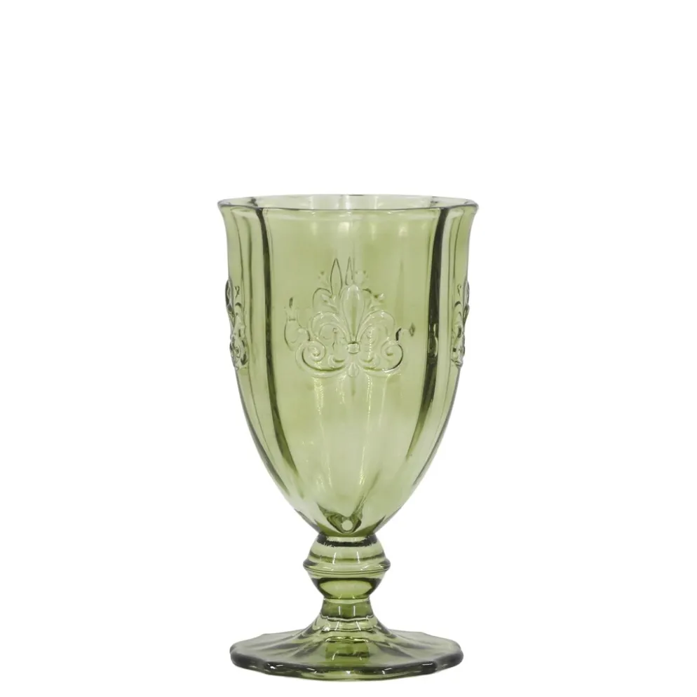 Chic Antique Weinglas Saint-Émilion mit Muster