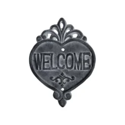 Chic Antique Welcome Schild aus Eisen