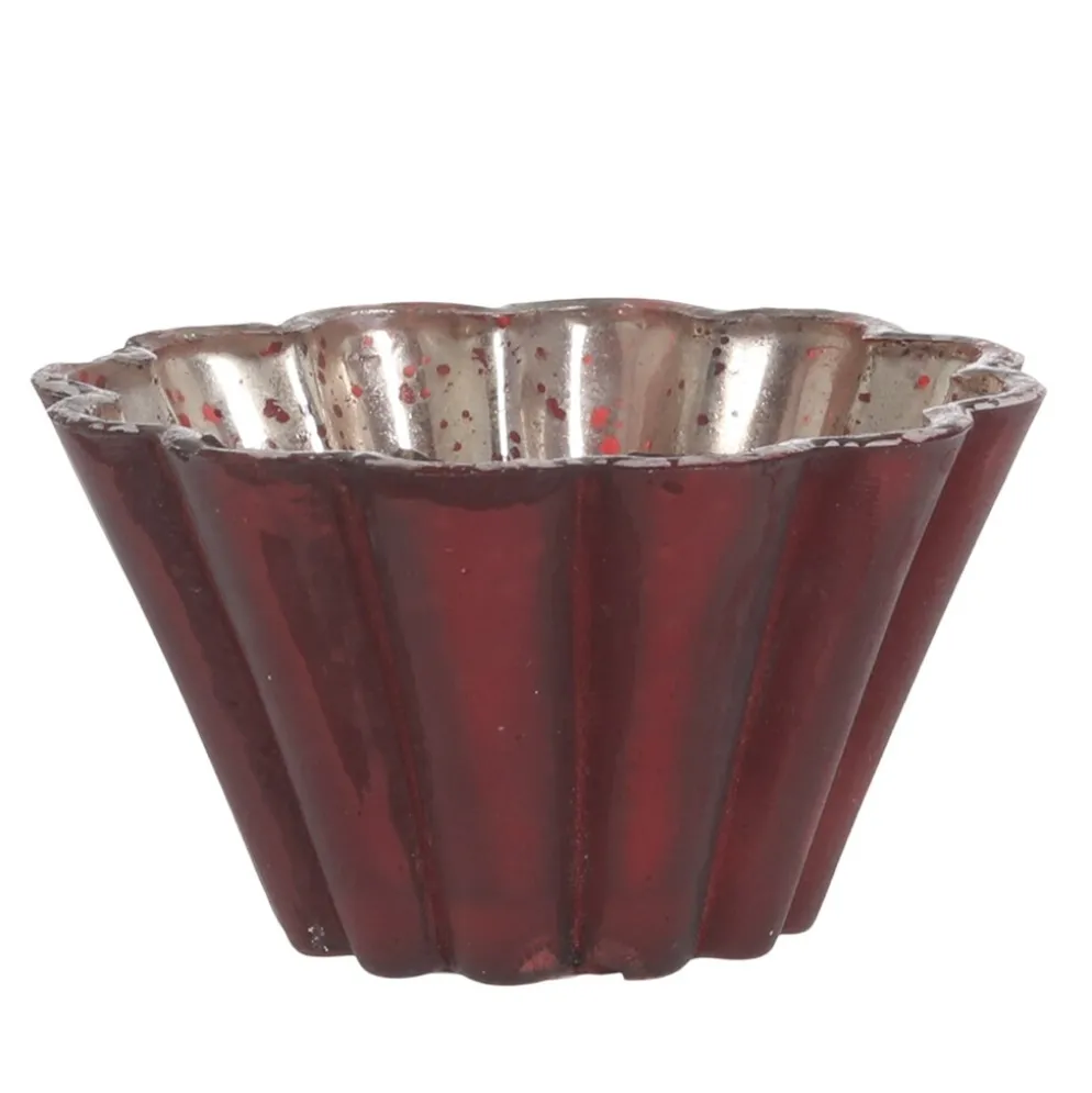 Chic Antique Windlicht Antique Cherry in Kelchform