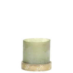 Chic Antique Windlicht mit graviertem Sockel