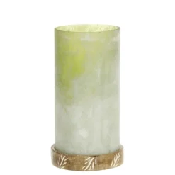 Chic Antique Windlicht mit graviertem Sockel