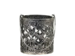Chic Antique Windlicht mit Henkel und royalem Muster
