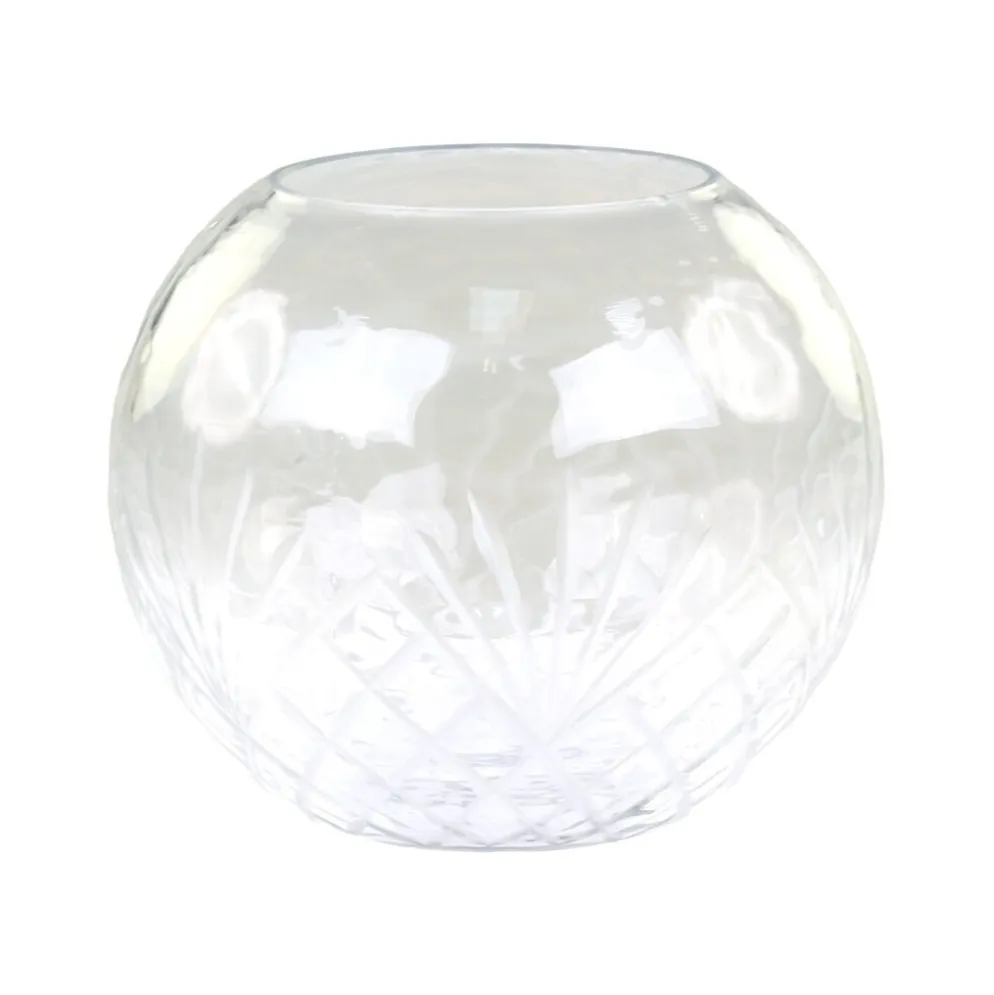 Chic Antique Windlicht mit Schliff Muster