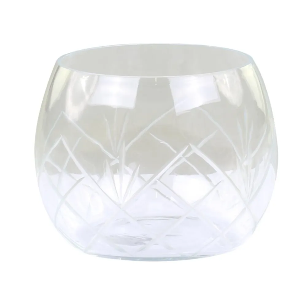 Chic Antique Windlicht mit Schliff Muster
