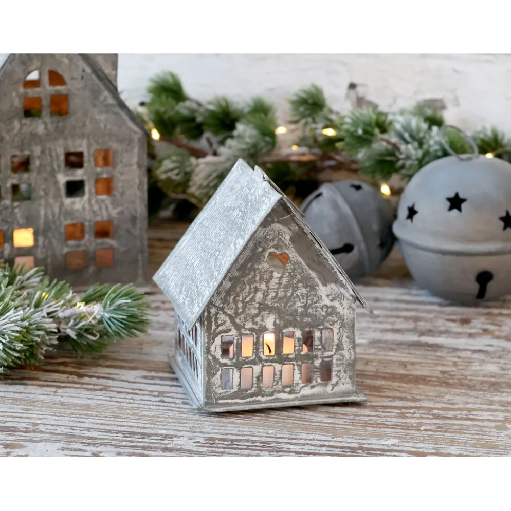 Chic Antique Winterliches Lichthaus zum Aufhängen