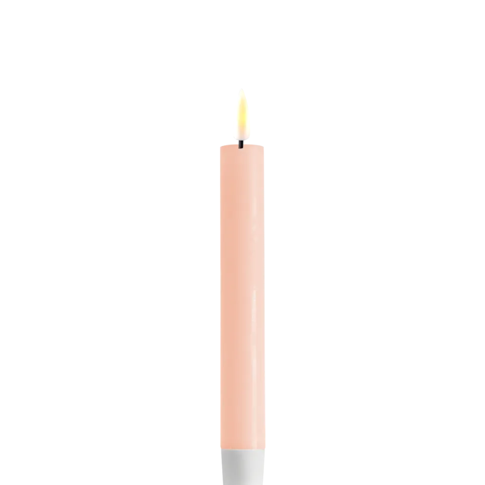 Deluxe Homeart LED 2er Set Stabkerze Real Flame