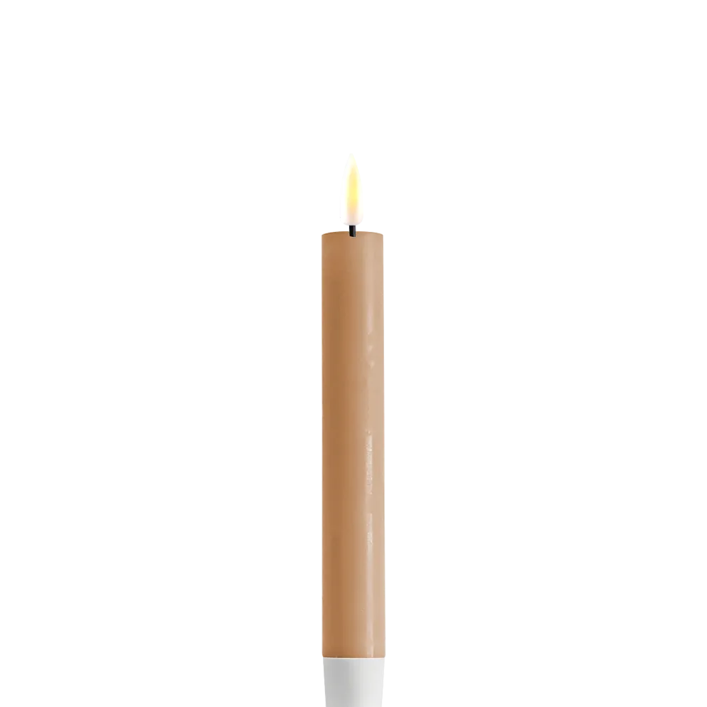 Deluxe Homeart LED 2er Set Stabkerze Real Flame