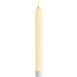 Deluxe Homeart LED 2er Set Stabkerze Real Flame