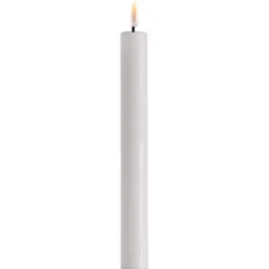Deluxe Homeart LED 2er Set Stabkerze Real Flame
