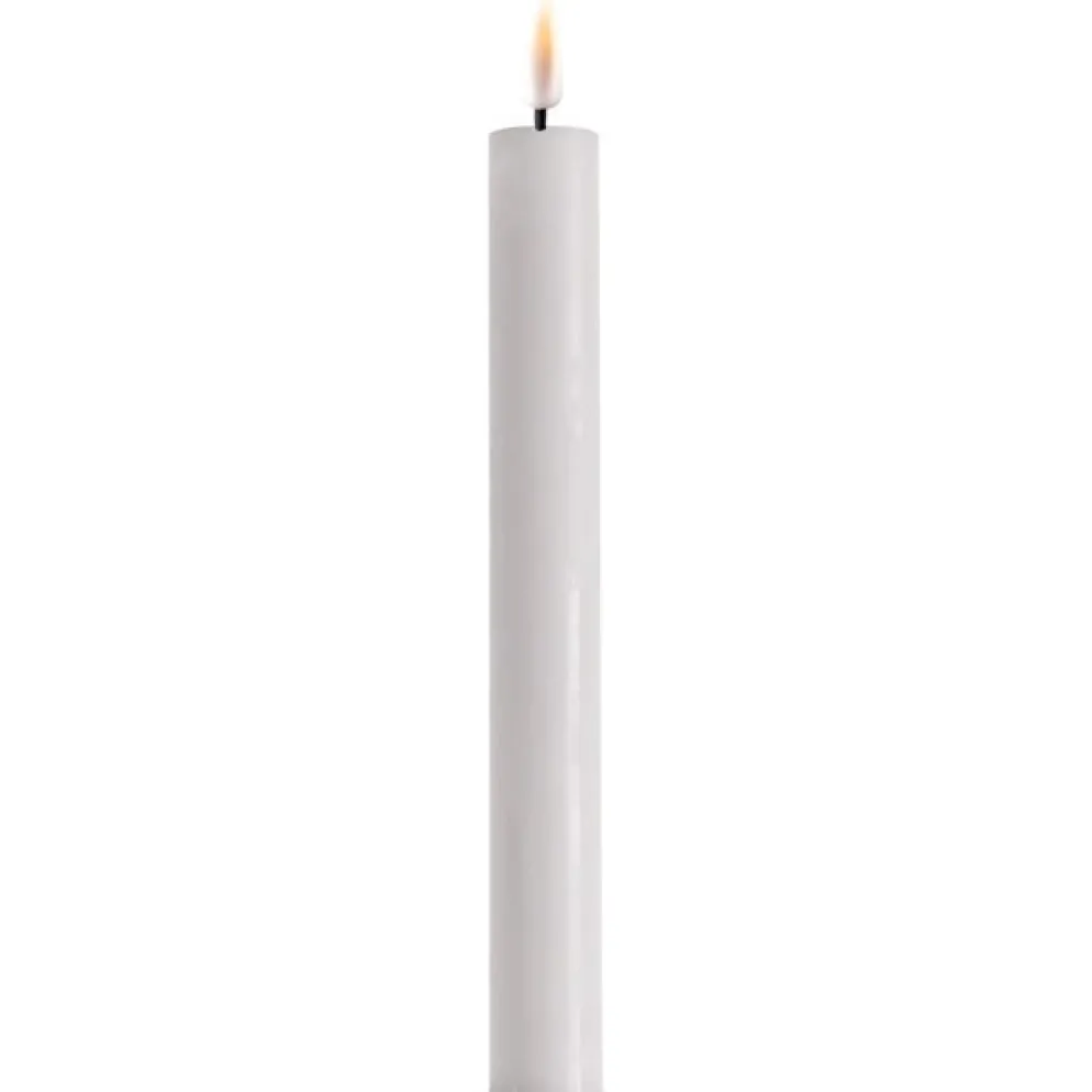 Deluxe Homeart LED 2er Set Stabkerze Real Flame