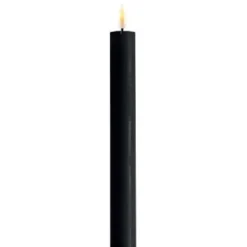 Deluxe Homeart LED 2er Set Stabkerze Real Flame